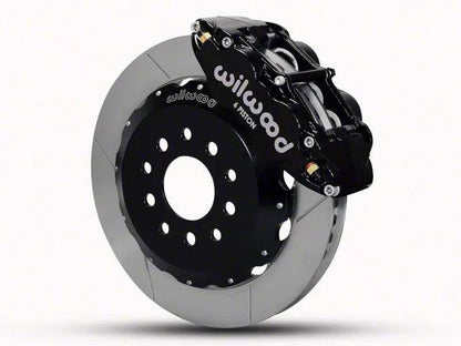 Wilwood Superlite 6R Front Big Brake Kit with 14-Inch Slotted Rotors; Black Calipers - Mullet Racing Performance