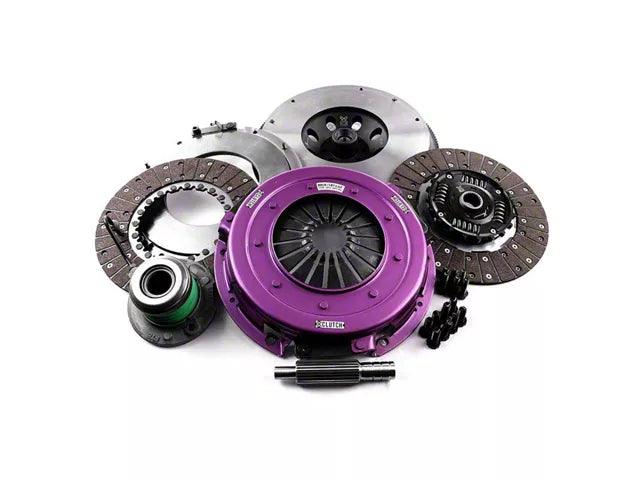 X-Clutch 10.50-Inch Twin Sprung Organic Disc Clutch Kit with Flywheel and Hydraulic Release Bearing; 26-Spline - Mullet Racing Performance