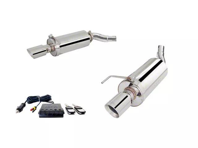 XForce Twin 3-Inch Polished Axle-Back Exhaust - Mullet Racing Performance