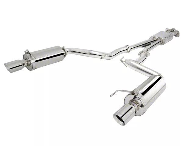 XForce Twin 2.50-Inch Cat-Back Exhaust with Round Rear Mufflers - Mullet Racing Performance